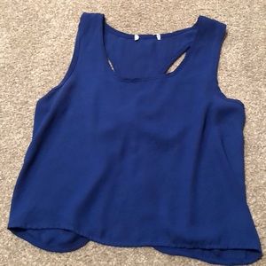 Blue tank top